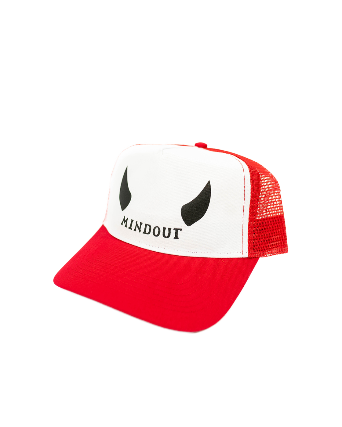 HORNS TRUCKER HAT (RED) - Mindout