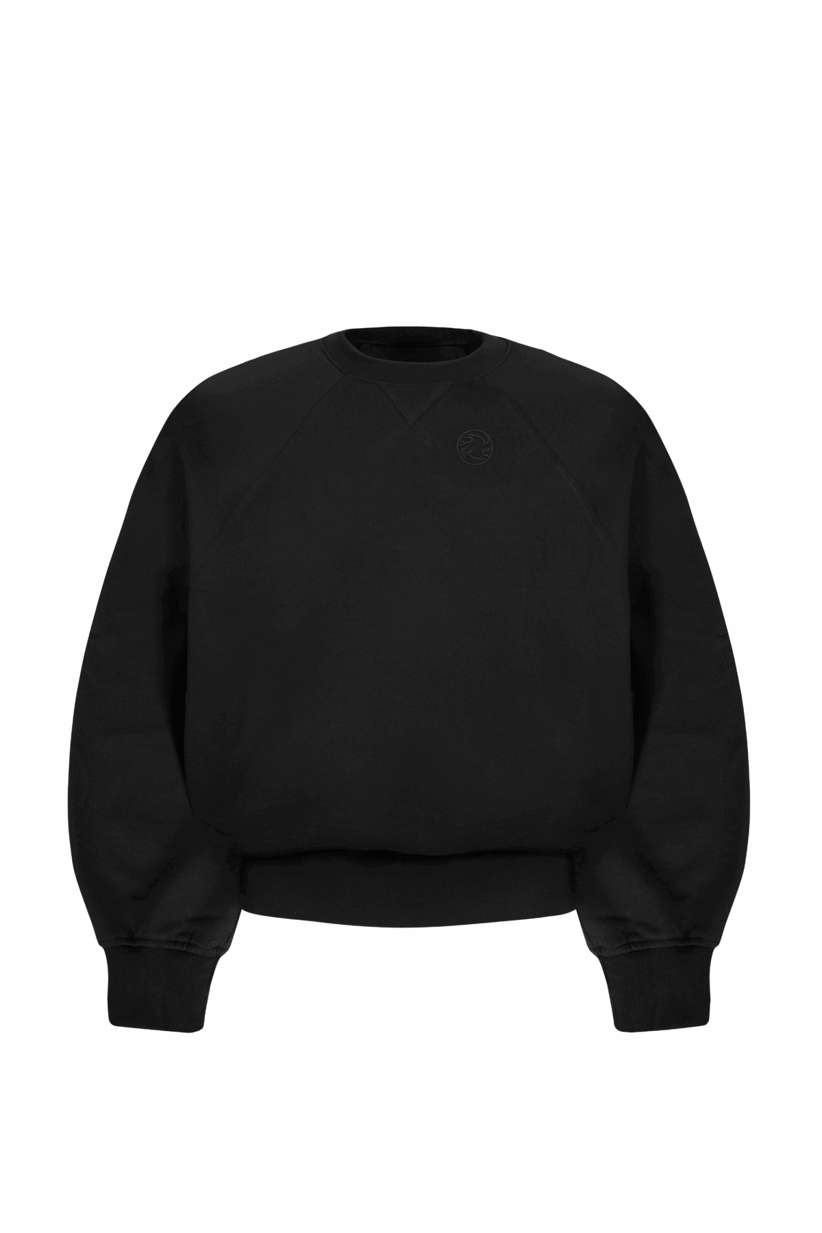 RAGLAN CREWNECK (BLACK)