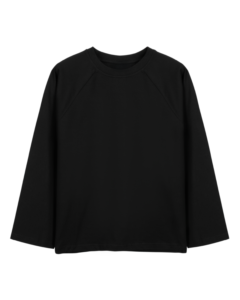 RAGLAN LONGSLEEVE (BLACK)