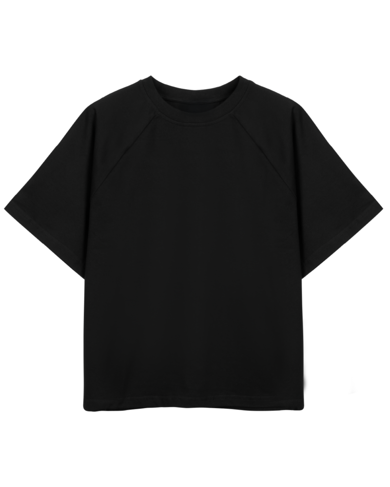 RAGLAN T-SHIRT (BLACK)
