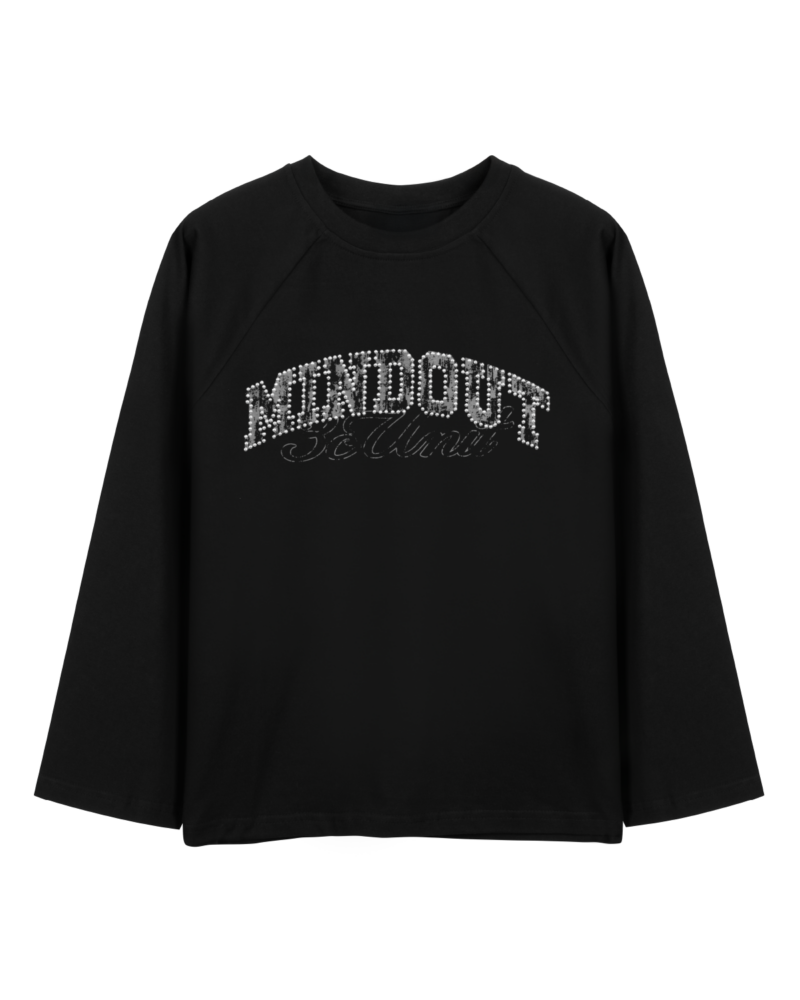 STUDDED LONGSLEEVE (BLACK)