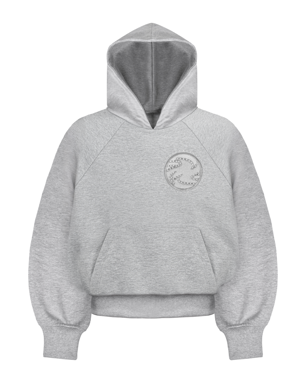 PATCH HOODIE (GREY)