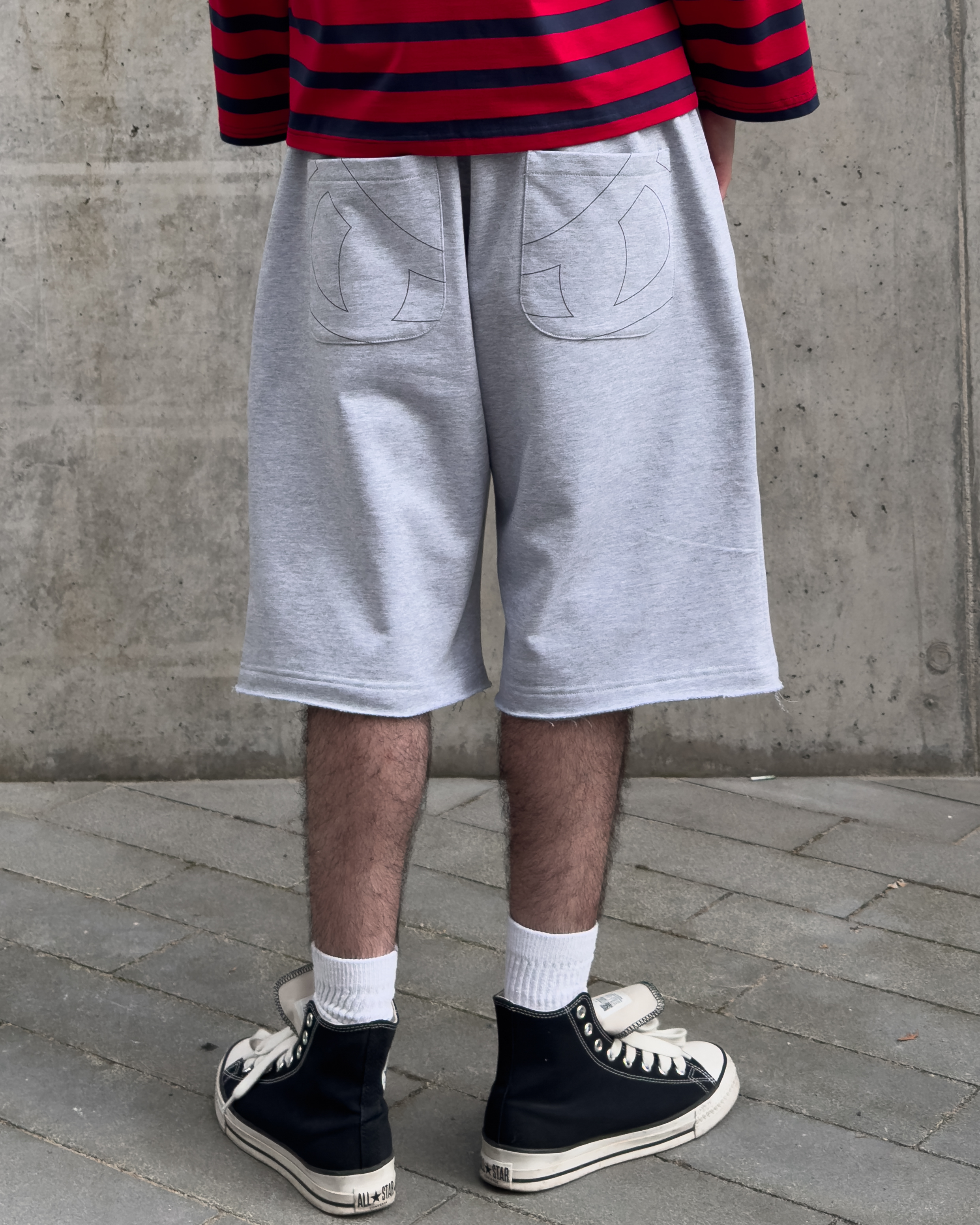 RAW SHORTS (GREY) - obrazek 3
