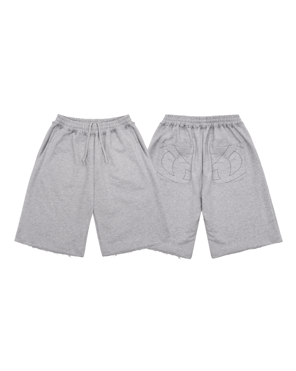 RAW SHORTS (GREY)