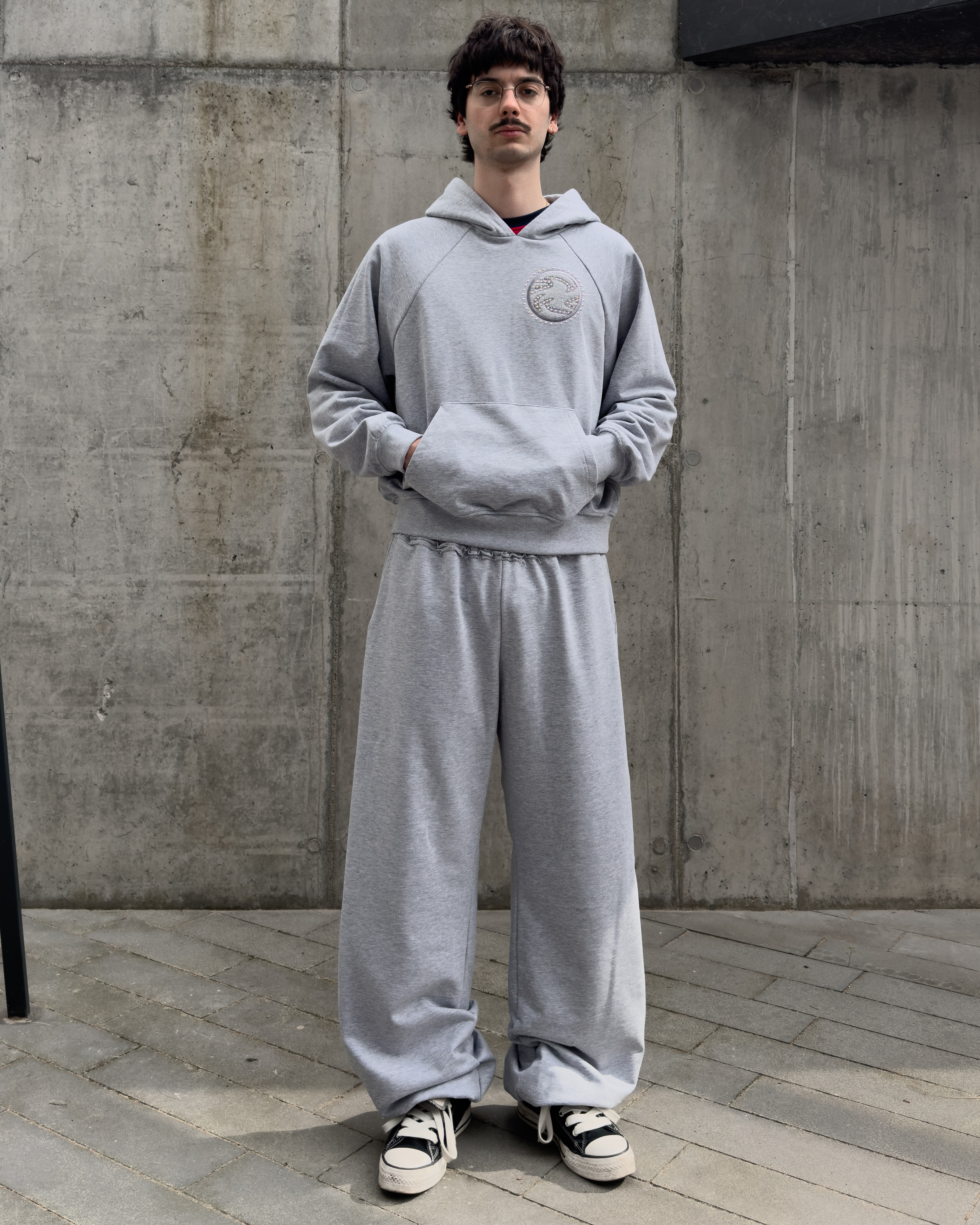 RAW SWEATPANTS (GREY) - obrazek 2