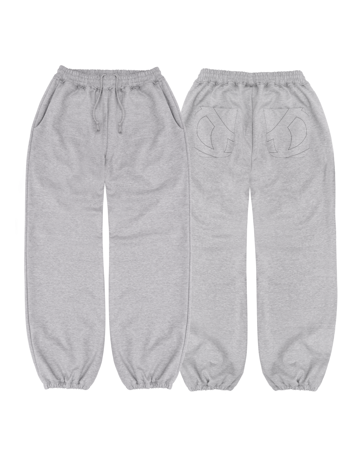 RAW SWEATPANTS (GREY)