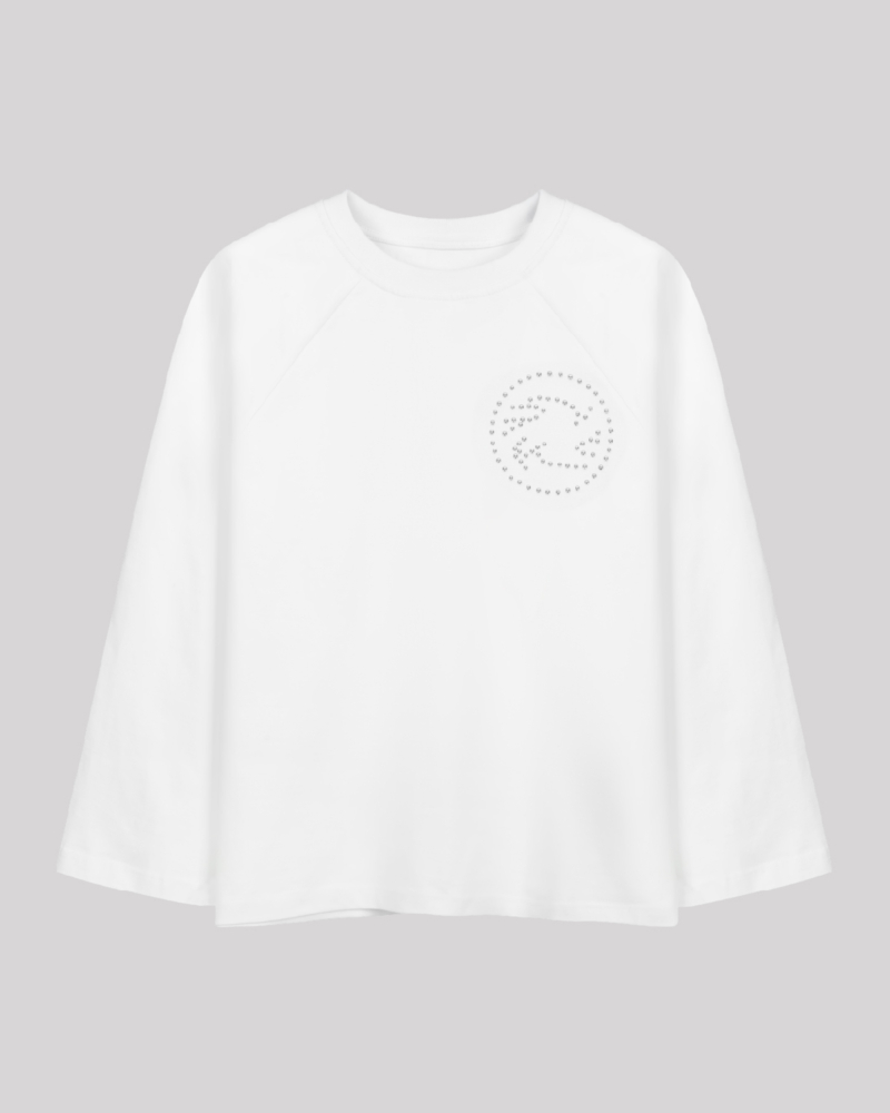 EMBLEM LONGSLEEVE (WHITE)