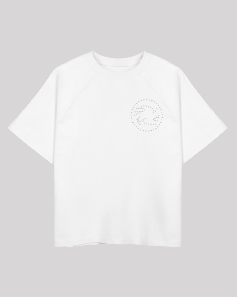 EMBLEM RAGLAN T-SHIRT (WHITE)