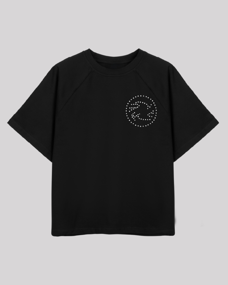 EMBLEM RAGLAN T-SHIRT (BLACK)