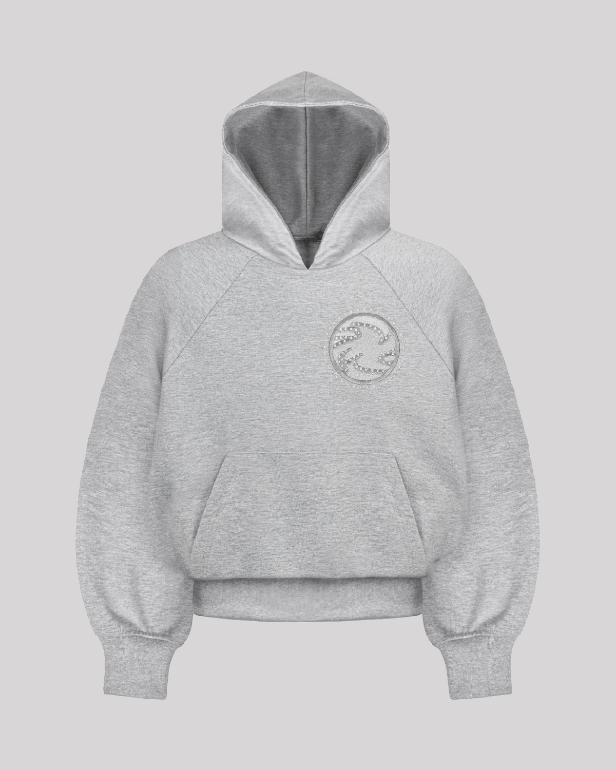 PATCH HOODIE (GREY)