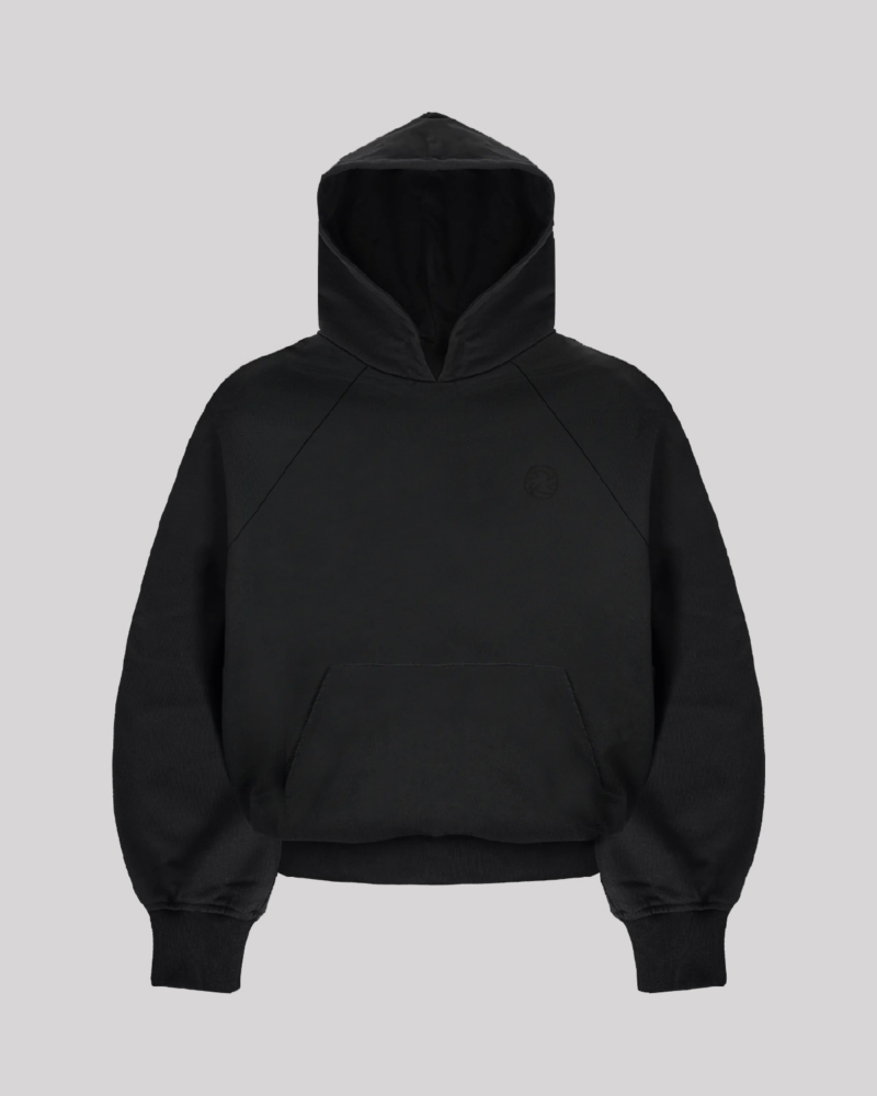 RAGLAN HOODIE (BLACK)