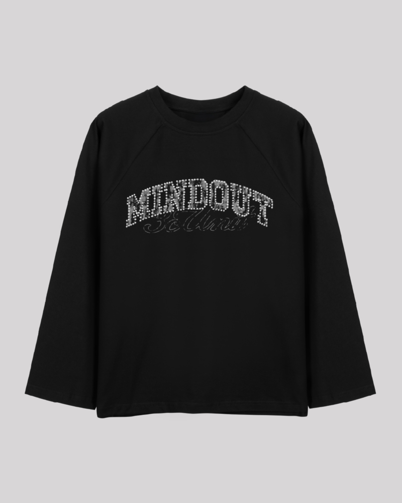 STUDDED LONGSLEEVE (BLACK)