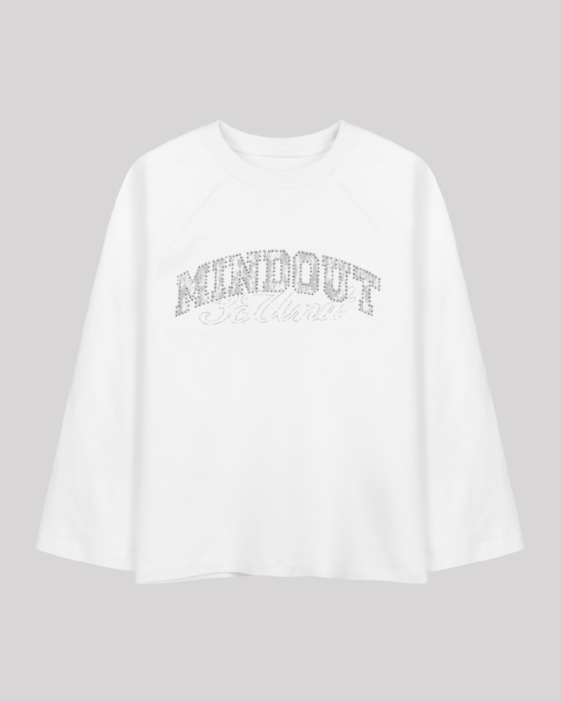 STUDDED LONGSLEEVE (WHITE)